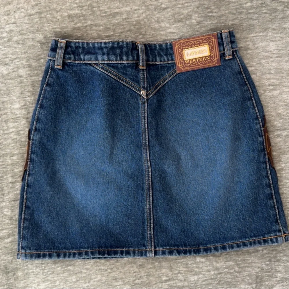 Vintage Lawman Western Skirt - Picture 2 of 6